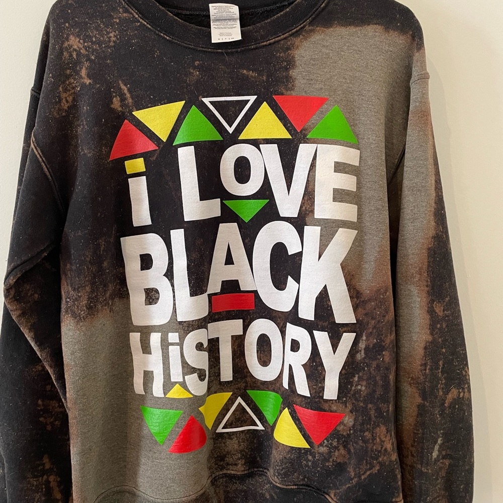 I love black history crew neck